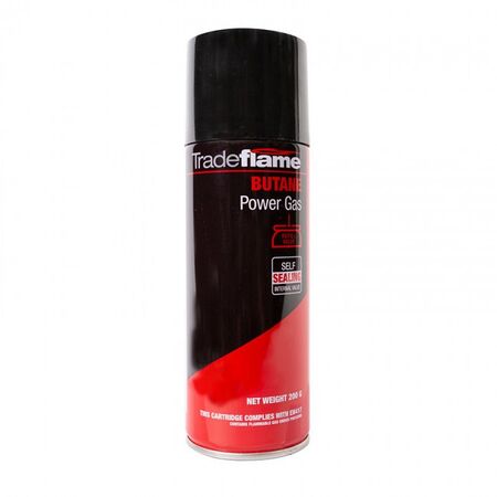 BUTANE CARTRIDGE, 200g REFILL VALVE