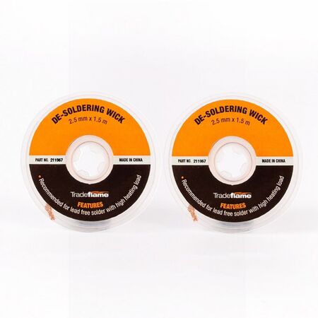 DE-SOLDERING WICK, 2.5mm 2PC [2]