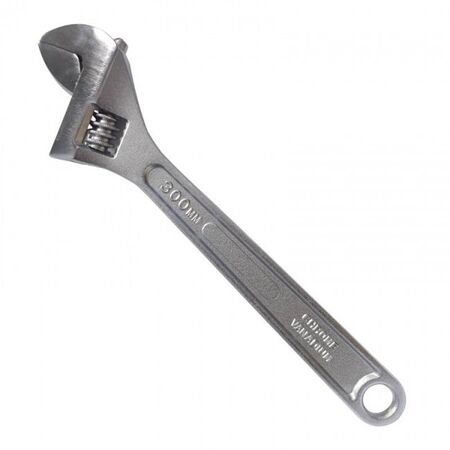 ADJUSTABLE WRENCH, 12in WITH CONTROL GRIP HANDLE