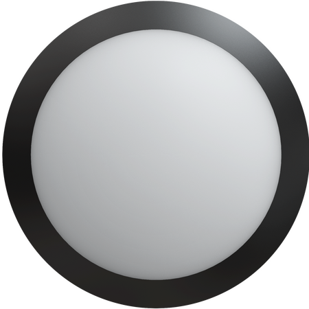 HANECO DAWN HERO LED BULKHEAD 9/13W 3/4K ROUND Ø300MM BLACK WITH EM AND MOTION SENSOR (INCL EYE LID)