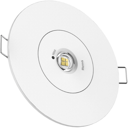 HANECO LUME BLACK 3W D63 DOWNLIGHT WITH REMOTE DRIVER & LI BATTERIES WITH ADAPTORS