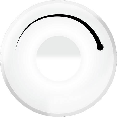 HANECO BLACK DIMMER KNOB FOR DUOG2 LED DIMMING SWITCH