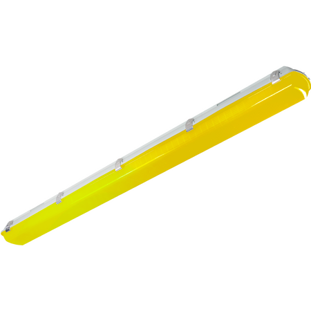 HANECO TRIPROOF 20W OUTDOOR BATTEN IP65 YELLOW/ GREEN 600MM EMERGENCY
