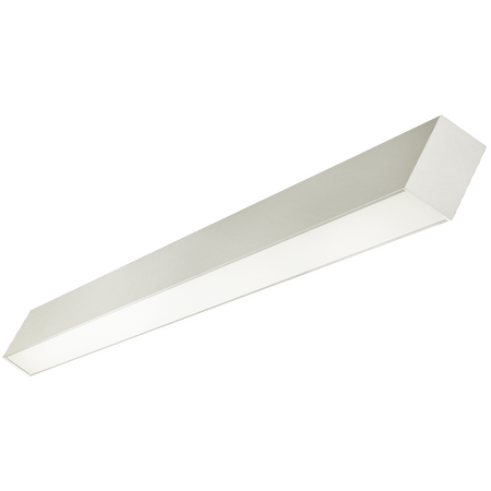 HAENCO UNO LED LINEAR LIGHT 40W 3500LM 120MM 3CCT PHASE DIM WHITE with SUSPENSION OPAL