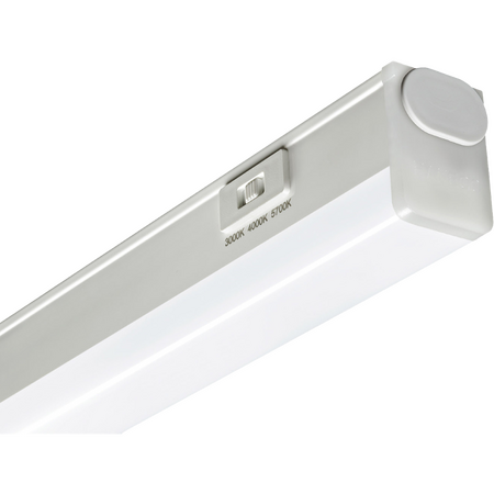 HANECO VISTA LINKABLE LED 13W BATTEN 4000K/4700K/5700K TRITONE 900MM 26x36MM WITH ON/OFF SWITCH