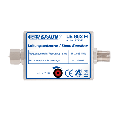 SLOPE EQUALISER TERR ?1 ... ?20 dB