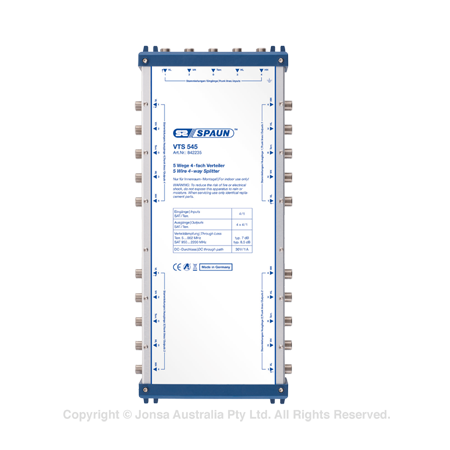 SPLITTER 4 WAY 5 WIRE