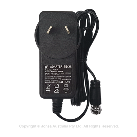 POWER ADAPTOR 18VDC 2A WITH F MALE (for activetap)