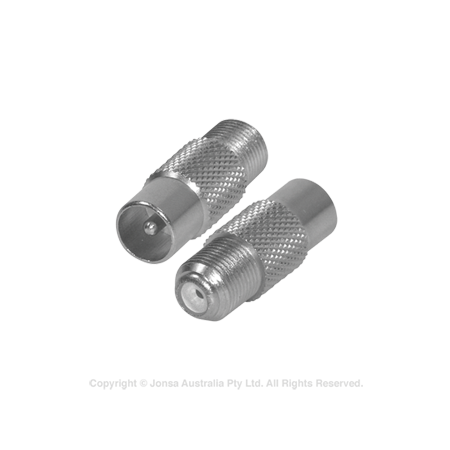 ADAPTOR PAL MALE TO F FEMALE, METAL
