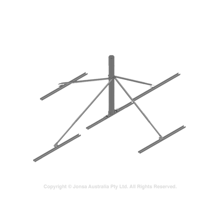 SATELLITE MOUNT, ROOF/FLAT CONCRET GROUND, MAX 1.5M DISH