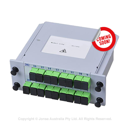 FIBRE SPLITTER PLC CASSETTE SC/APC 1 IN 2 OUT