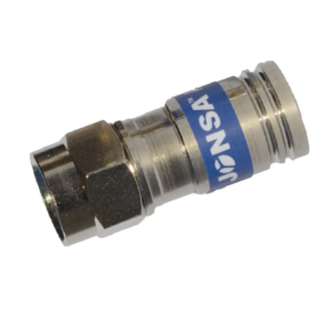 CONNECTOR, COMPRESSION F RG6 TRI/QUAD