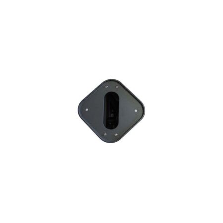 BOLLARD 11W SQ Dark Grey 3K IP65 H300mm 2 Diff 540 Lm