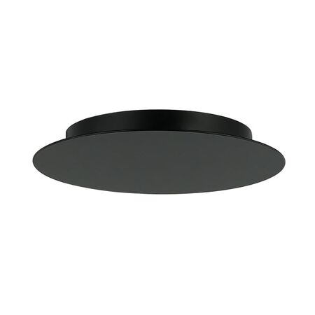 Cluster Canopy S/M BLK RND for 6 Lights OD220mm