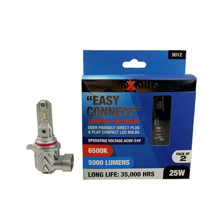 GLOBE LED Auto 9-24V 25W 9012 6500K 5000Lm X 2