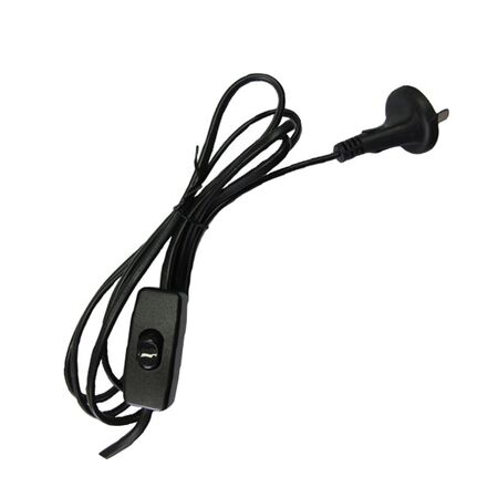 FLEX & PLUG 240V POWER CORD w/inline switch (White)