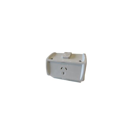 SOCKET SINGLE GPO Weatherproof 250V 10A IP53