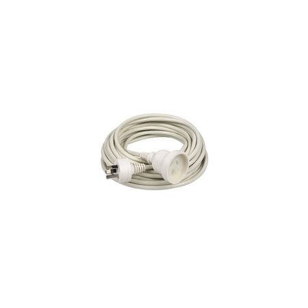 EXTENSION LEAD Piggy Back 15A 30m Flex Blk / 10A Plug