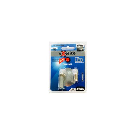 GLOBE LED Auto BAYONET 12V 21W BAU15S Amber 6K x 2