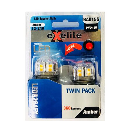 GLOBE LED Auto BAYONET 12V 4W BA9S 6K x 2