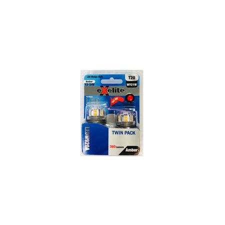 GLOBE LED Auto WEDGE 12-24V 21/5W T10 6K x 2