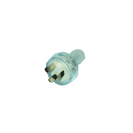 PLUG TOP Rewirable 3 PIN 10A CLEAR (Female)