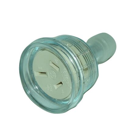 PLUG TOP Rewirable 3 PIN 10A CLEAR (Female)