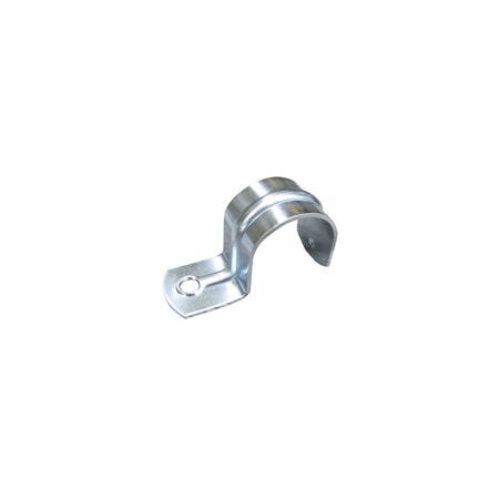 SADDLE HALF STAINLESS STEEL 20mm 6.6mm hole x 50