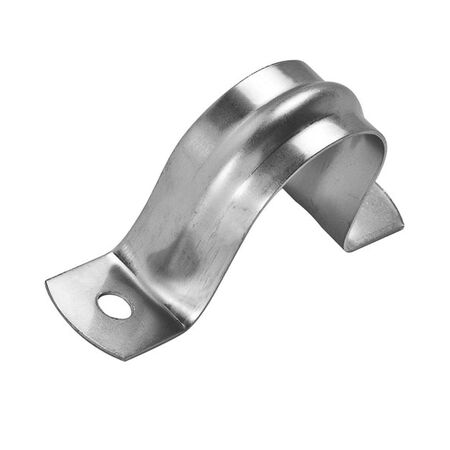 SADDLE HALF STAINLESS STEEL 20mm 6.6mm hole x 50
