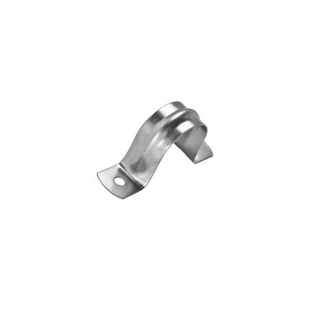 SADDLE HALF STAINLESS STEEL 25mm  5.6mm hole x 50