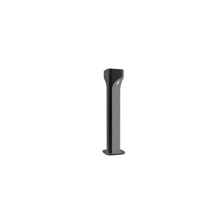 BOLLARD 11W SQ Dark Grey 3K IP65 H500mm 2 Diff 540 Lm
