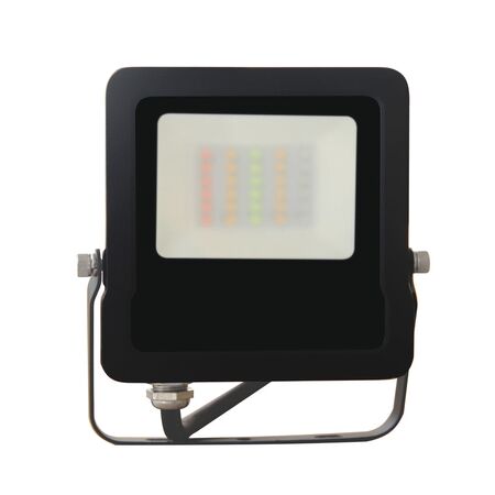 FLOOD LED SMART 10W Blk RGB IP65 5000K 800Lm