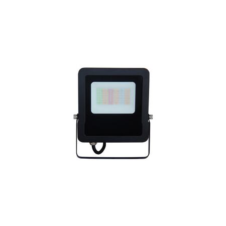 FLOOD LED SMART 10W Blk RGB IP65 5000K 800Lm