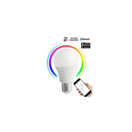 GLOBE LED SMART BC GLS 8W RGB TRI CCT 3K/4K/6K  (700-880LM)