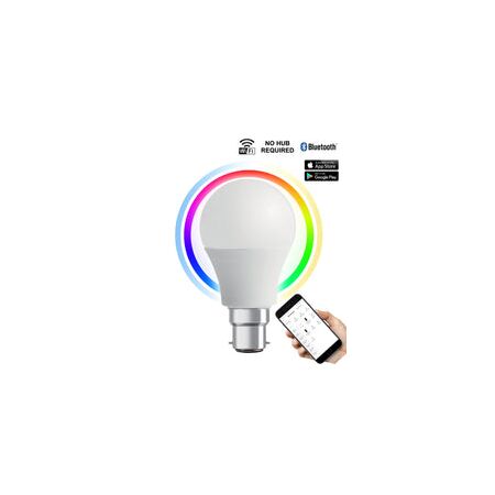 GLOBE LED SMART BC GLS 8W RGB TRI CCT 3K/4K/6K  (700-880LM)