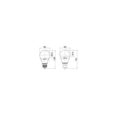 GLOBE LED SMART ES GLS 8W RGB TRI CCT 3K/4K/6K  (700-880LM)