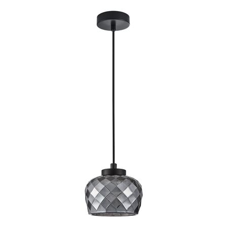 PENDANT S/M LED Amber Glass w/Segments Ellipse 5W Tri 3K/4K/6K 281 Lm