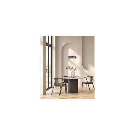 PENDANT ES 40W DOME Green Glass w/Brass Highlight OD420mm