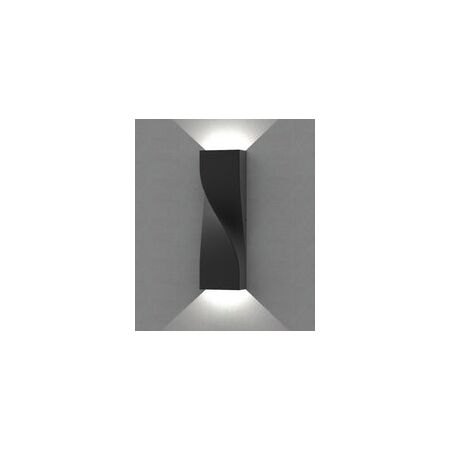 WALL S/M Up/Dn Large 20W LED TRI 1242 Lm IP65 TWIST Dark Grey Alt Beam