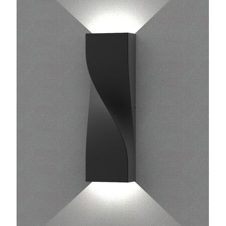 WALL S/M Up/Dn Large 20W LED TRI 1242 Lm IP65 TWIST Dark Grey Alt Beam