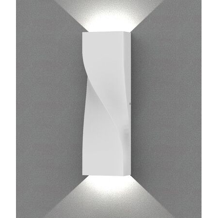 WALL S/M Up/Dn Large 20W LED TRI 1242 Lm IP65 TWIST Dark Grey Alt Beam