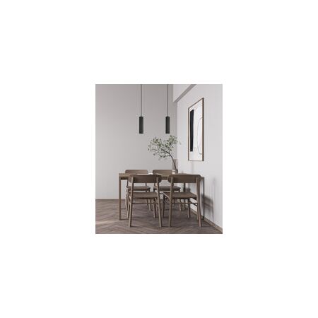PENDANT GU10 10W Gold Aluminium Ribbed Cylinder OD65mm