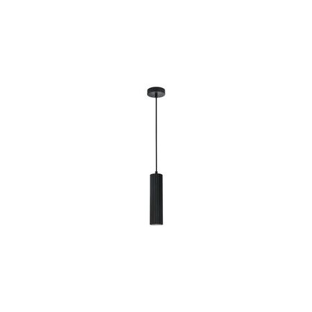 PENDANT GU10 10W Gold Aluminium Ribbed Cylinder OD65mm