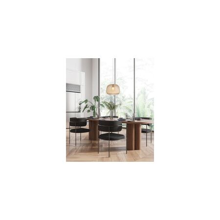 PENDANT ES 40W Clear Glass w/Segments Chrome Highlight DOME OD400mm