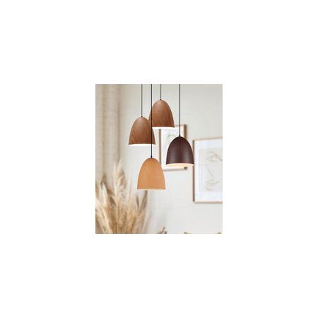 PENDANT  ES Black Walnut OBLONG OD250mm