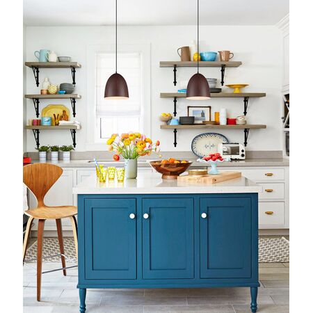 PENDANT ES Cherry Golden Oak OBLONG OD250mm