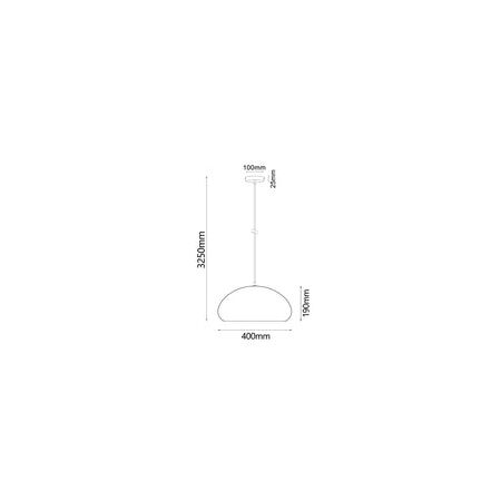 PENDANT ES Cherry Cinnamon DOME OD400mm