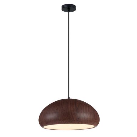 PENDANT ES Black Walnut DOME OD400mm