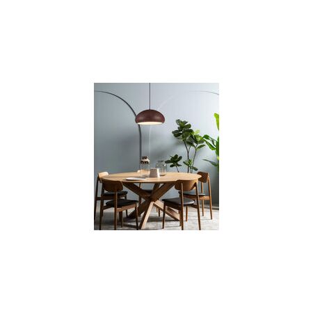 PENDANT ES Black Walnut DOME OD400mm