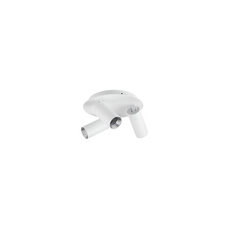 SPOT GU10 X 3 Outdoor Ceiling Adjustable Black IP54 RND Base OD240mm x H188mm